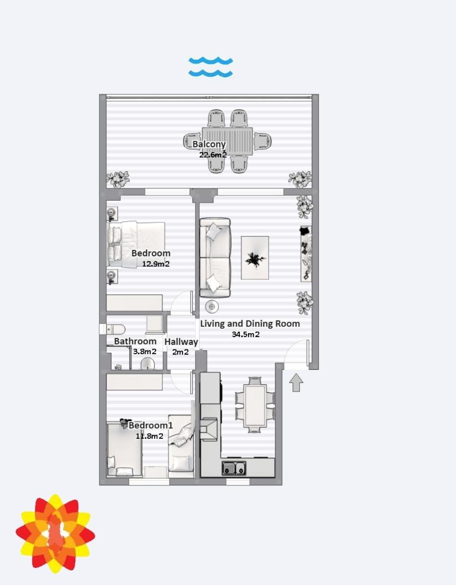 Veranda Sea View Apartment Саранде Екстериор снимка